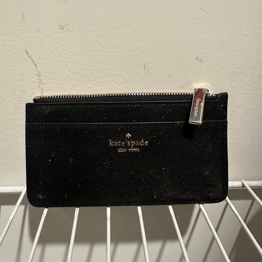 Kate Spade Black Zip Wallet